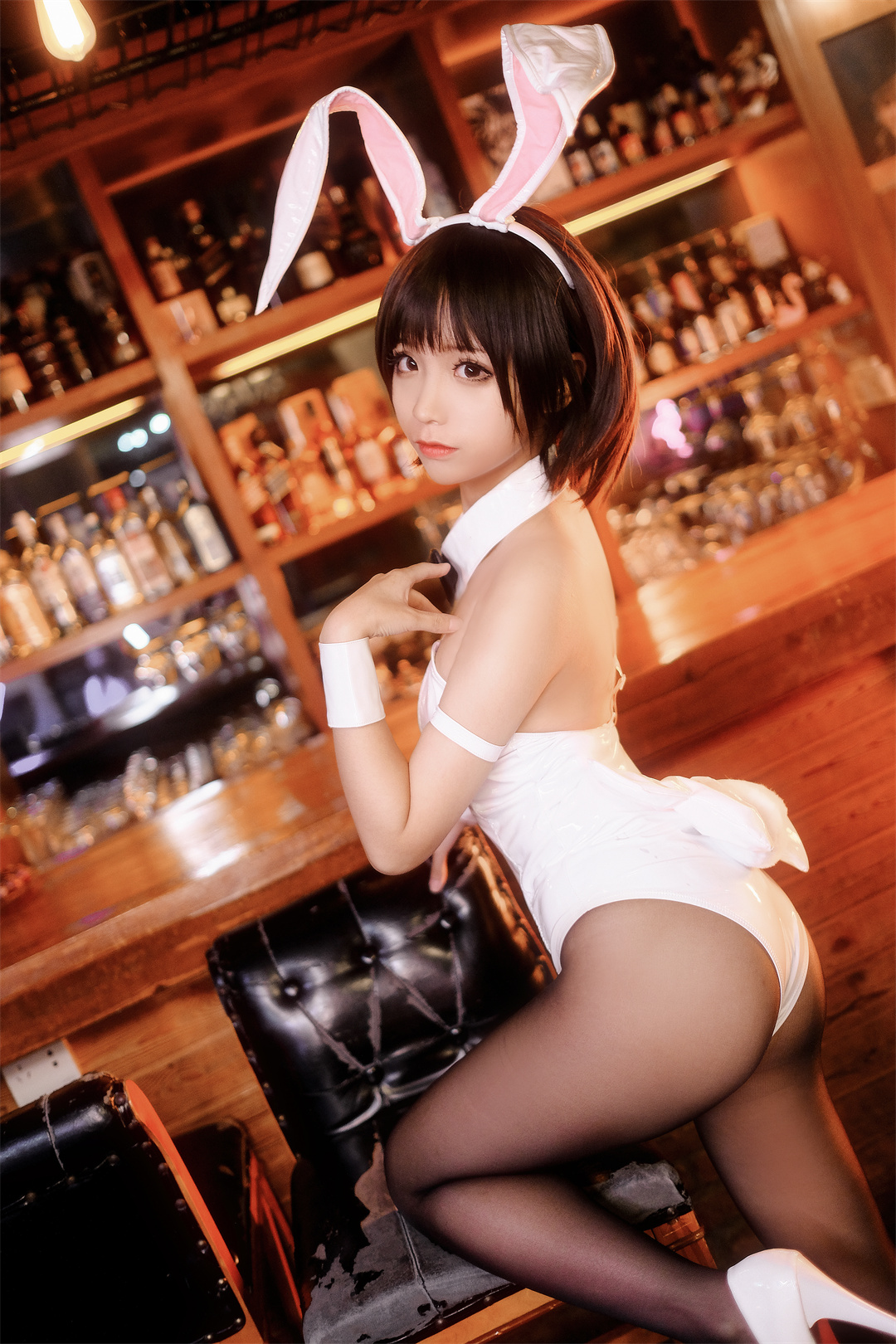 图片[2]-蠢沫沫的NO.019作品《加藤惠兔女郎》独特的风格和极具表现力的姿态-可甜可咸