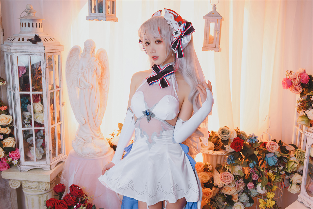 图片[4]-童话般的美丽新娘——面饼仙儿作品《欧根花嫁》-可甜可咸
